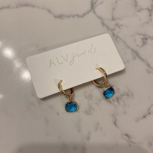 Blue Dangling Earrings